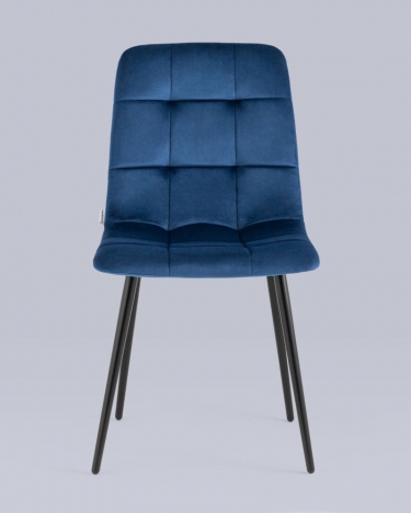 Стул Stool Group Одди велюр Синий