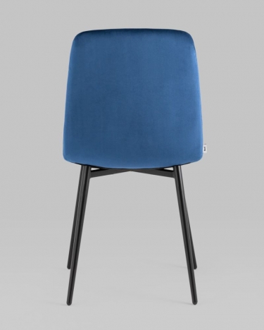 Стул Stool Group Одди велюр Синий