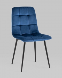 Стул Stool Group Одди велюр Синий