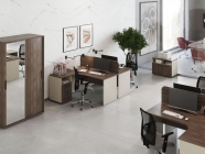 Шкаф-купе высокий POINTEX New Line NLN36334733 Дуб шамони темный