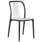 Стул обеденный DOBRIN DOBRIN ADAM черный/белый