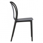 Стул обеденный DOBRIN DOBRIN ADAM черный/серо-голубой