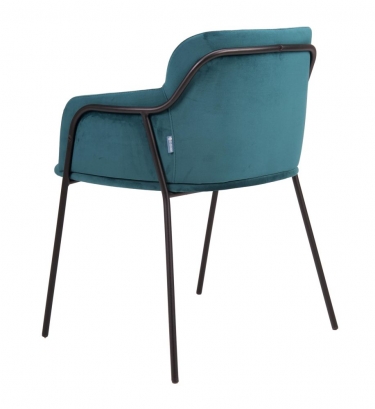Стул R-home Strike black Aquamarin