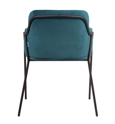 Стул R-home Strike black Aquamarin