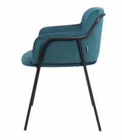 Стул R-home Strike black Aquamarin