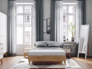 Зеркало навесное Мебельград Калгари 11 Белый матовый