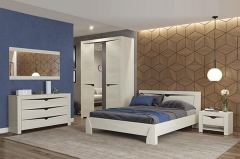 Зеркало навесное Олмеко Лючия 33.13 Бетон пайн белый