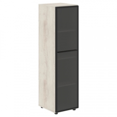 Шкаф колонка со стеклянной дверью Skyland LOFTIS LMC 40.2R Сосна Эдмонт
