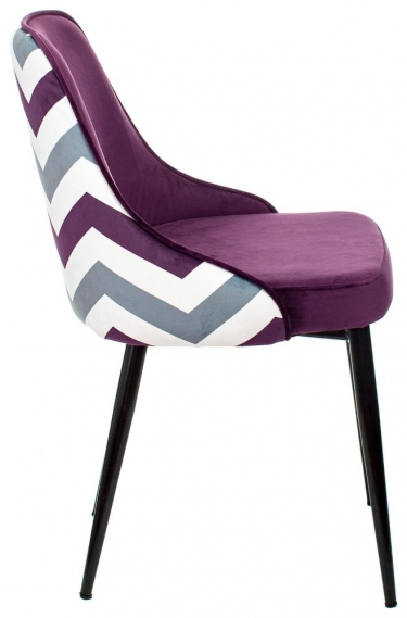 Стул для кухни Бюрократ Бюрократ KF-5 зигзаг VIOLET