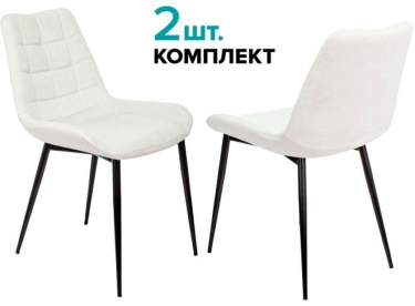 Стулья для кухни Бюрократ Бюрократ KF-6 Молочный Velvet 20 2 шт.