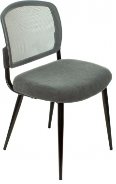 Стулья для кухни Бюрократ Бюрократ KF-8W black Серый 2 шт.