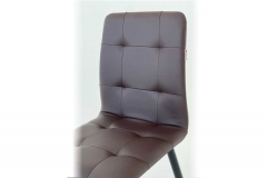 Стул Мебельсон Мартин CHS.01 кофе экокожа/черный