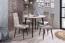 Стул Мебельсон Турин 2 CHS.03 мокко велюр/черный