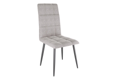 Набор стульев Мебельсон Турин 2 4 шт. CHS.N.03 пепельный велюр/черный