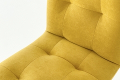 Стул Мебельсон Турин 2 CHS.03 горчица велюр/белый