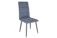 Набор стульев Мебельсон Турин 2 4 шт. CHS.N.03 индиго велюр/черный