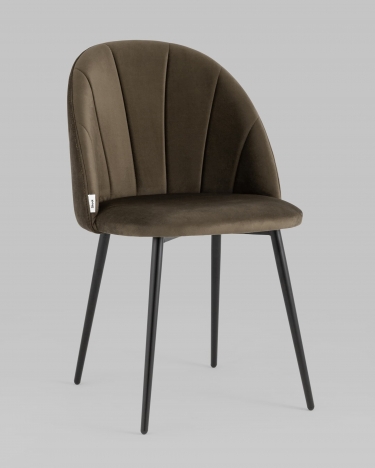 Стул для кухни Stool Group Логан NEW велюр Коричневый