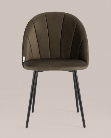 Стул для кухни Stool Group Логан NEW велюр Коричневый