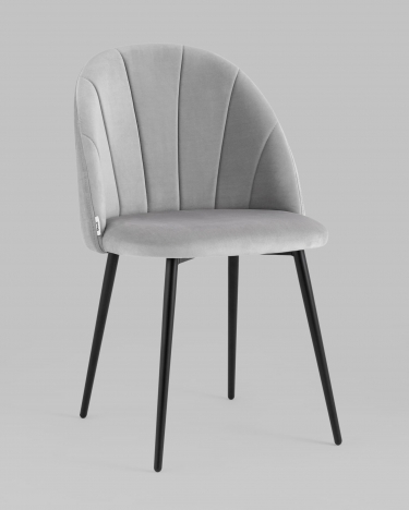 Стул для кухни Stool Group Логан NEW велюр Светло-серый