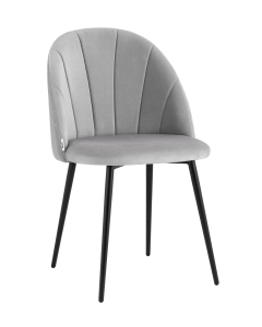 Стул для кухни Stool Group Логан NEW велюр Светло-серый