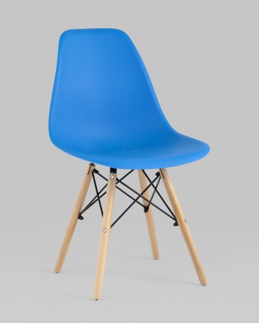 Комплект из четырех стульев Stool Group Style DSW 4 шт. Циан