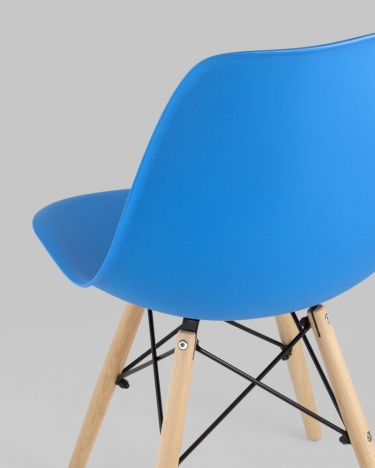 Комплект из четырех стульев Stool Group Style DSW 4 шт. Циан