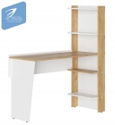 Стол письменный Стиль TECHNO СП-001 Белый/дуб крафт золотой