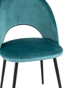 Стул Stool Group Меган NEW велюр с ромбами Сине-зеленый