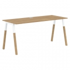 Стол письменный Skyland Forta FST 1567 Дуб Гамильтон Белый премиум