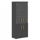 Шкаф комбинированный Skyland Forta FHC 80.2Z Черный графит