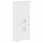 Шкаф с глухими средними и малыми дверьми Skyland Forta FHC 80.3Z Белый премиум