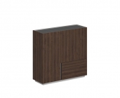 Шкаф Норден Oliver OL-20-17.OS.OS.OS.L Оникс серый