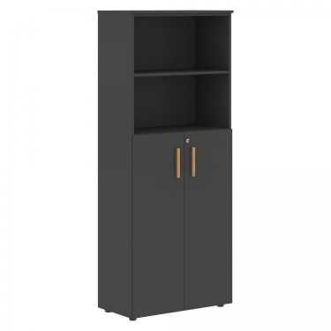 Шкаф с глухими средними дверьми Skyland Forta FHC 80.6Z Черный графит