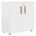 Шкаф с глухими малыми дверьми Skyland Forta FLC 80.1Z Белый премиум