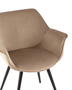 Стул Stool Group Мэйсон New велюр Капучино