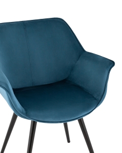 Стул Stool Group Мэйсон New велюр Пыльно-синий
