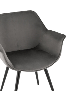 Стул Stool Group Мэйсон New велюр Темно-серый