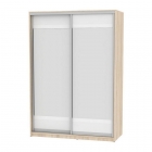 Шкаф-купе Аларти B-230х160х60-1ДСС-Белый-D10D10