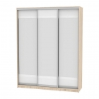 Шкаф-купе Аларти B-230х180х60-2ДСС-Белый-D10D10D10