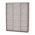 Шкаф-купе Аларти B-230х180х60-3ЯШТ-ЯШС-D7D7D7