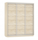 Шкаф-купе трехдверный Е1 Экспресс Трио Элемент 1800х2400h Дуб сонома