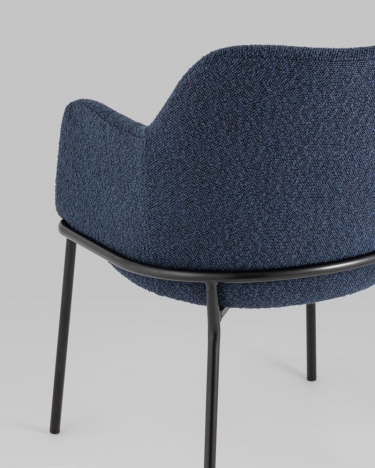 Стул Stool Group Кози ткань букле Синий