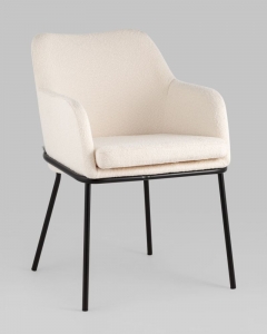 Стул Stool Group Кози ткань букле Молочный