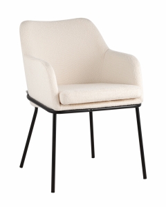 Стул Stool Group Кози ткань букле Молочный