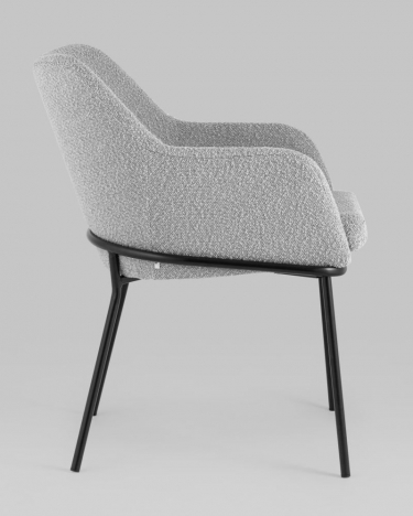 Стул Stool Group Кози ткань букле Серый