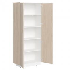 Шкаф высокий Skyland Line СФ-574204 Дуб светлый Белый