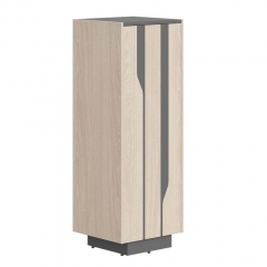 Шкаф средний Skyland Line СФ-574201 Дуб светлый Черный графит