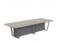 Стол для заседаний Skyland Line СФ-571734.1 Дуб серый Черный графит