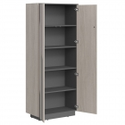 Шкаф высокий Skyland Line СФ-574204 Дуб серый Черный графит