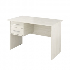 Стол однотумбовый Монолит Канцлер КЦ06.38 левый Скандинавское дерево белое